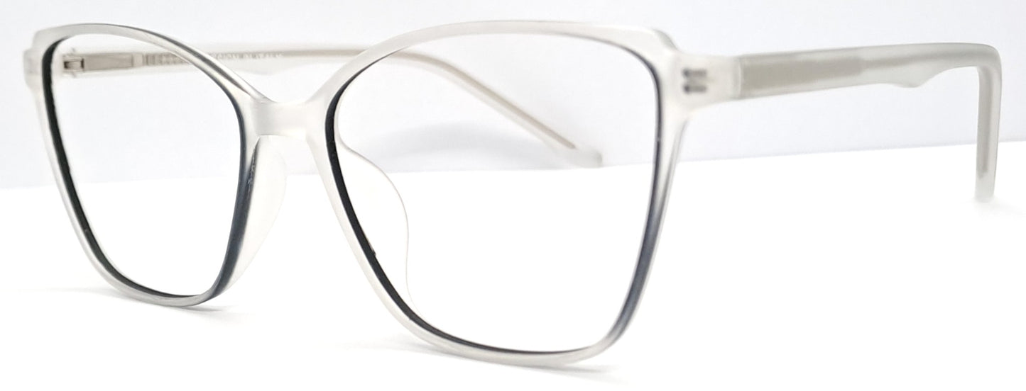 VE Square White & Black Frame