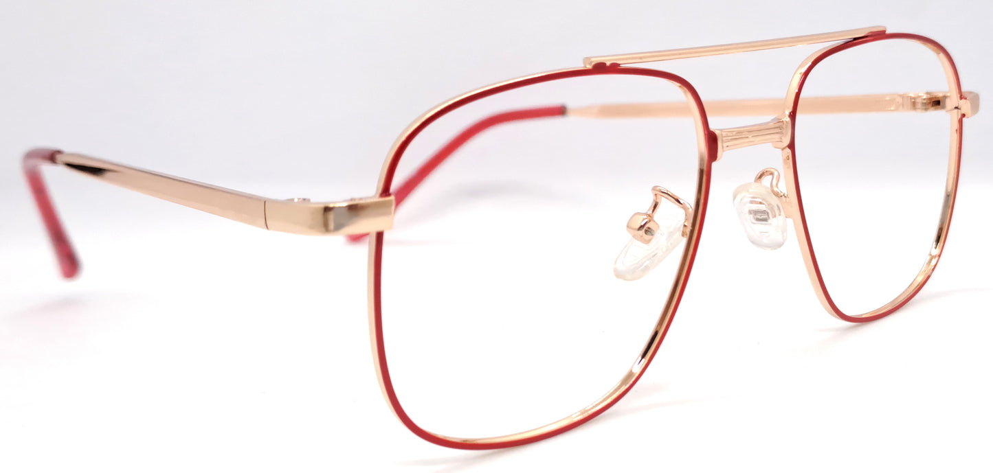 VE Red Square Frame for Men & Women