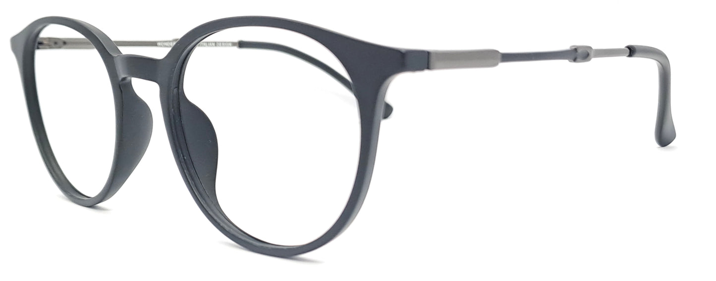 VE Round Black Frame