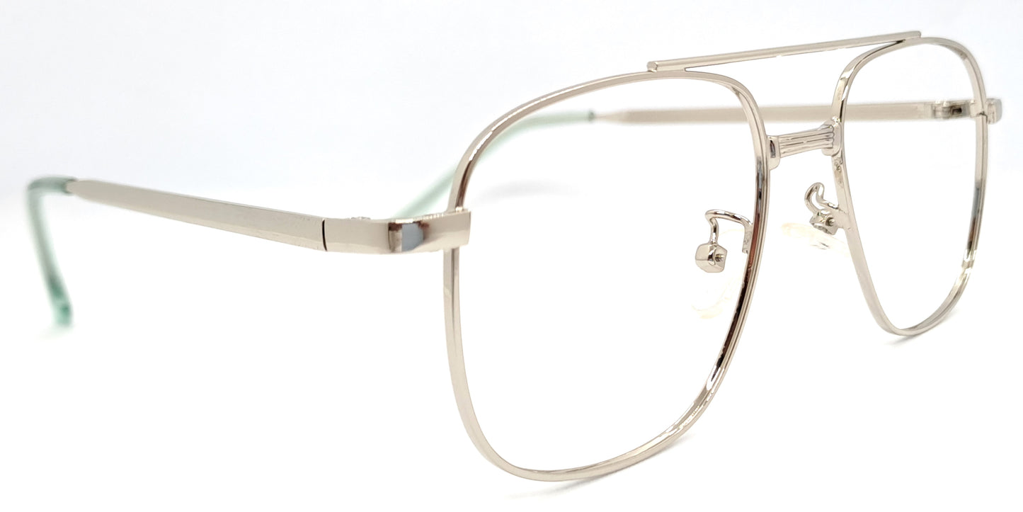 VE Silver Square Frame for Men & Women
