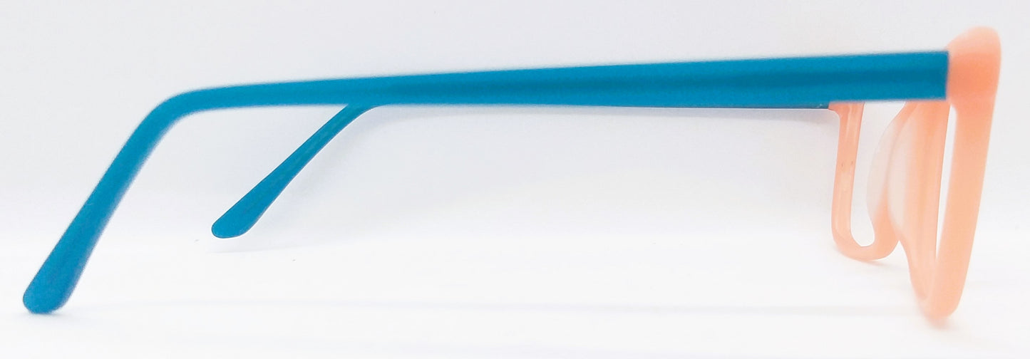 VE Orange Rectangle Hustle Frame for Men & Women