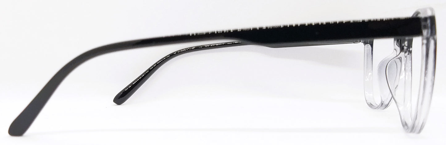 VE Black & White Round Frame for Men & Women