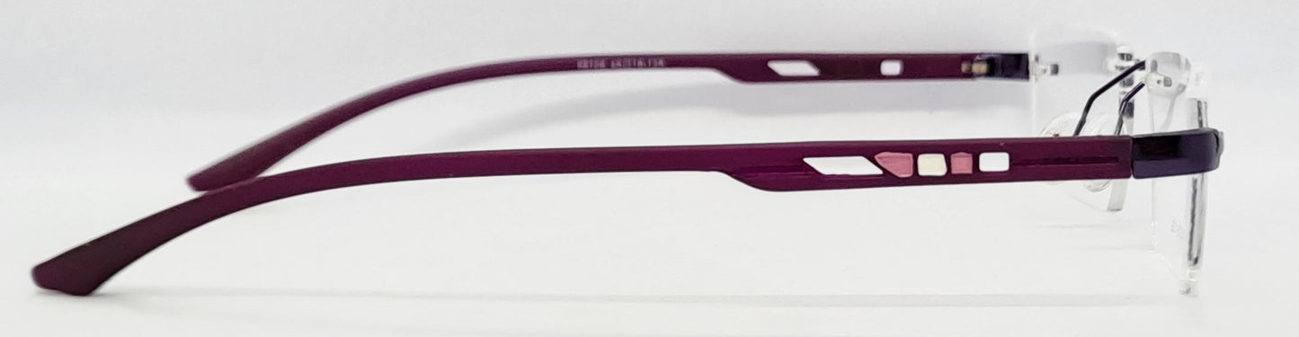 VE Rectangle Purple Frame