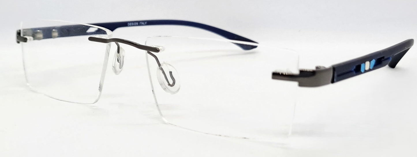 VE Rectangle Blue Frame