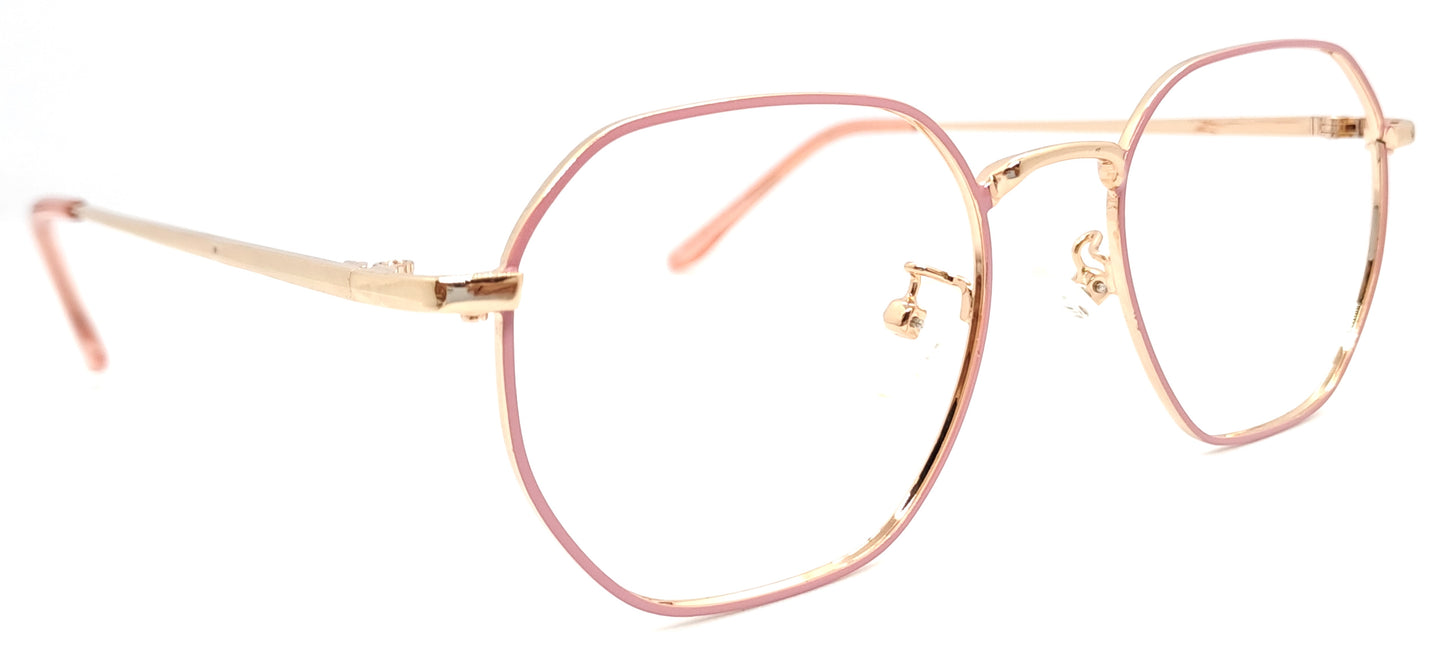 VE Pink Geometry Frame for Men & Women