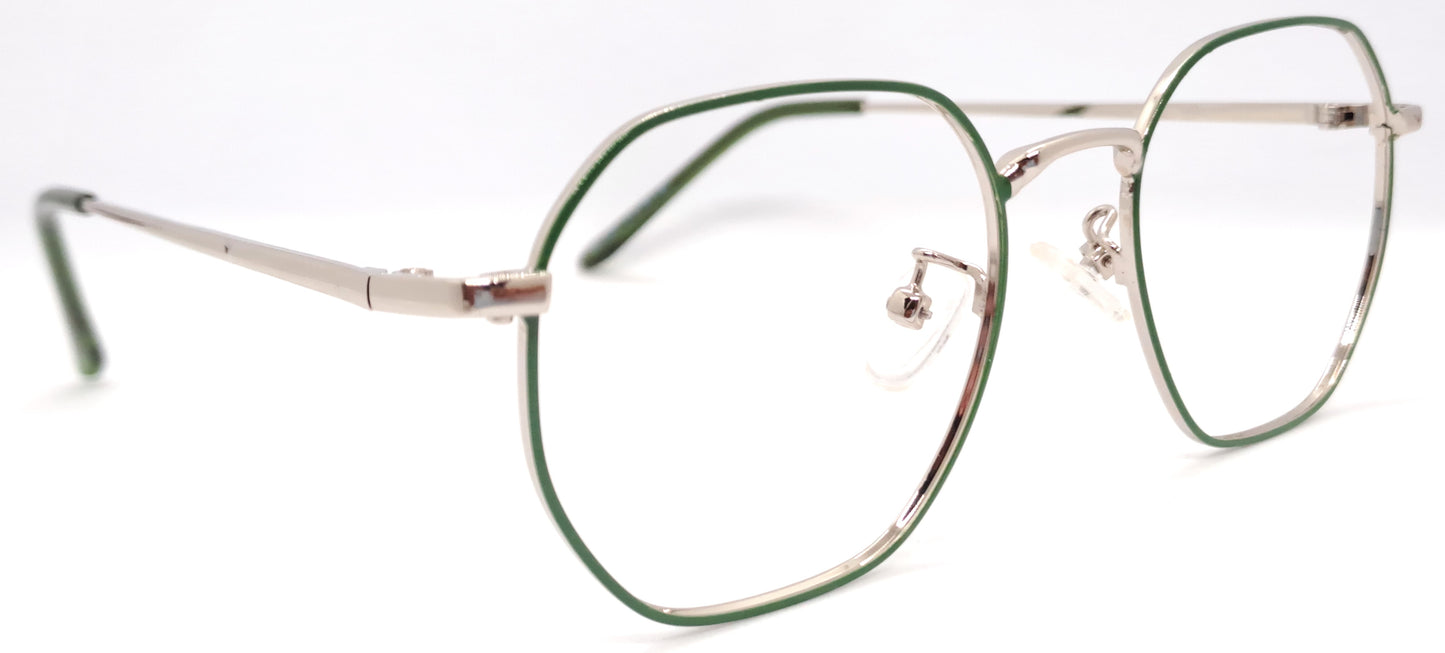 VE Green Geometry Frame for Men & Women