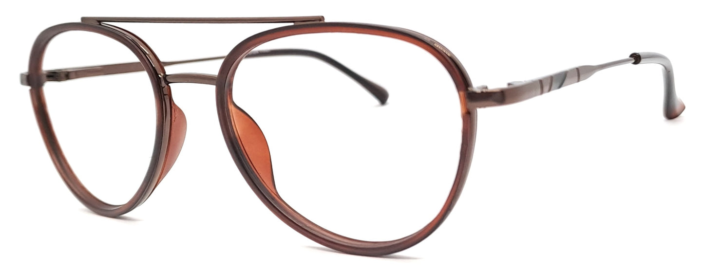 VE Brown Aviator Frame