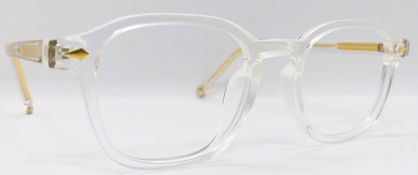 VE Target Transparent White Wayfarer Frame for Men & Women