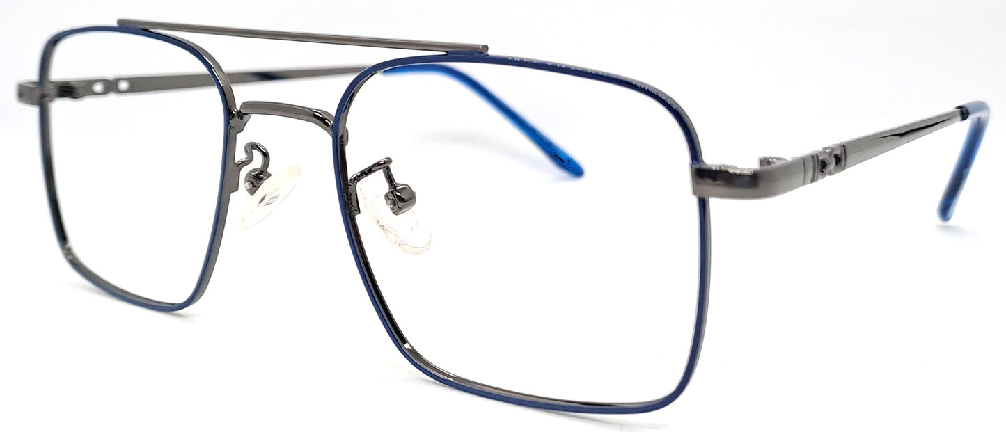 VE Blue & Black Square Frame