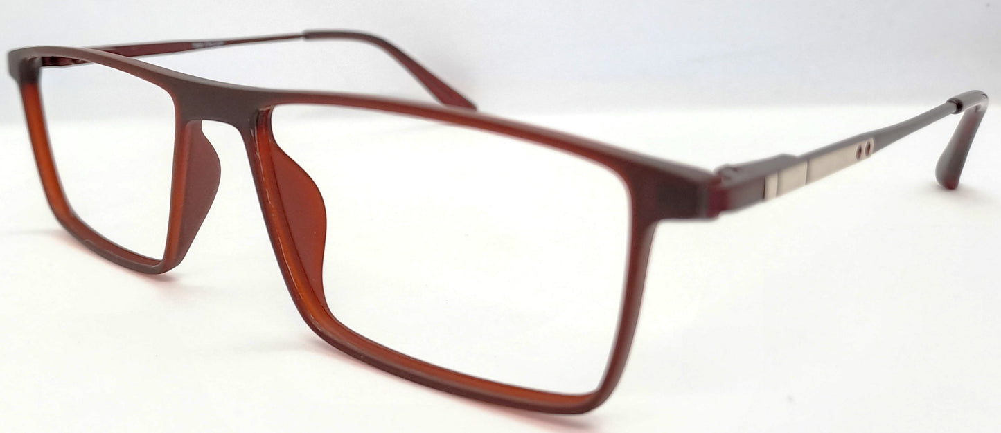 VE Wine Rectangle Frame for Men & Women