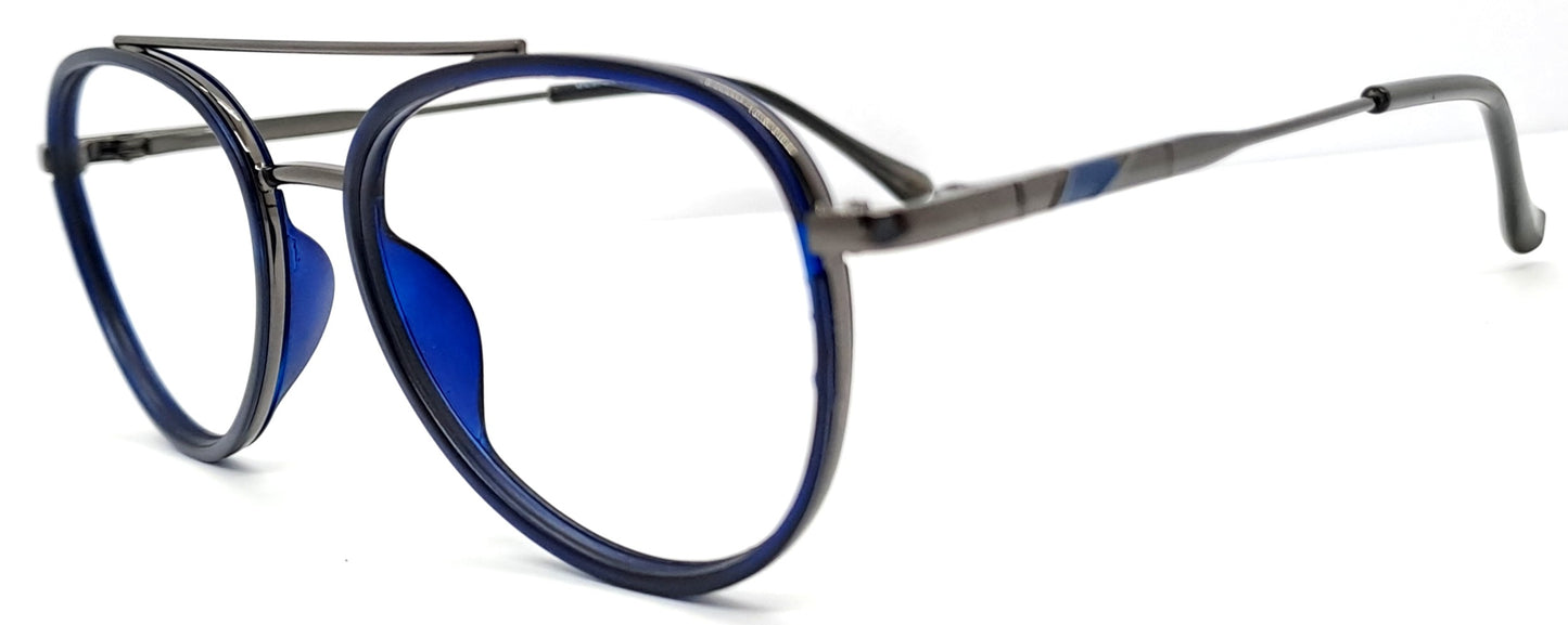 VE Blue Aviator Frame
