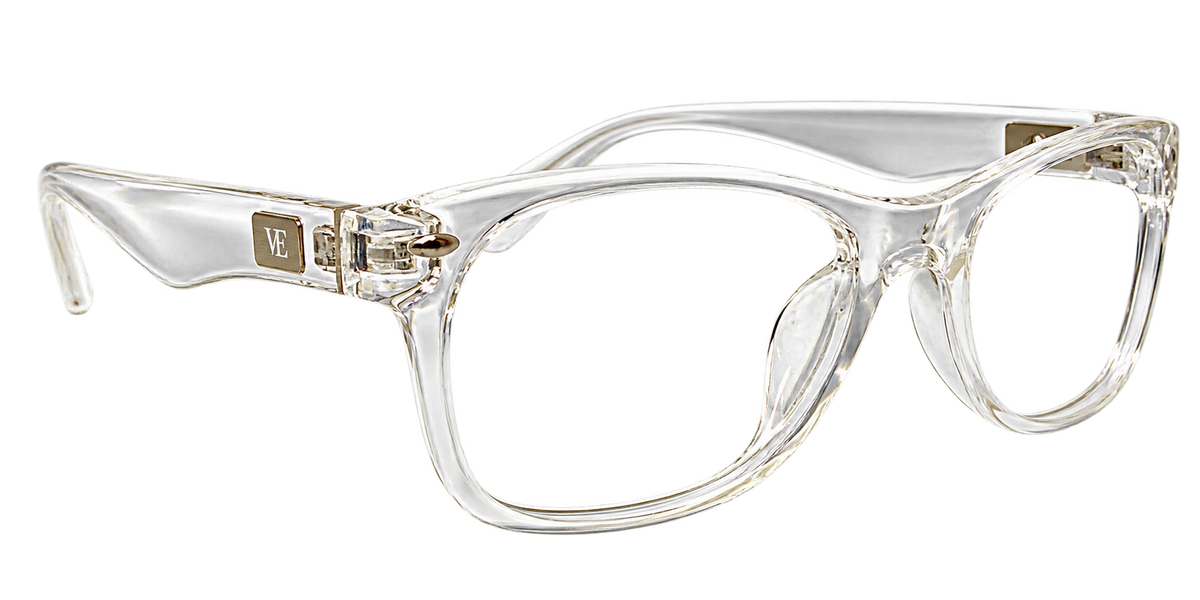 Vidaestilio Crystal – Transparent Square Eyeglasses