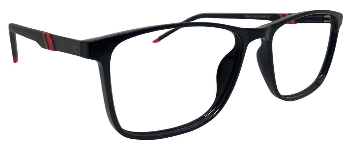 Vidaestilio Urban Pulse – Black Rectangular Eyeglasses