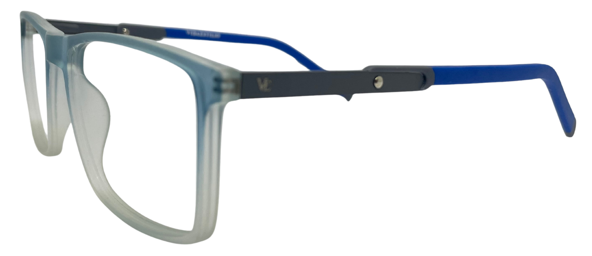 Vidaestilio Ocean Drift – Blue Fade Rectangular Eyeglasses
