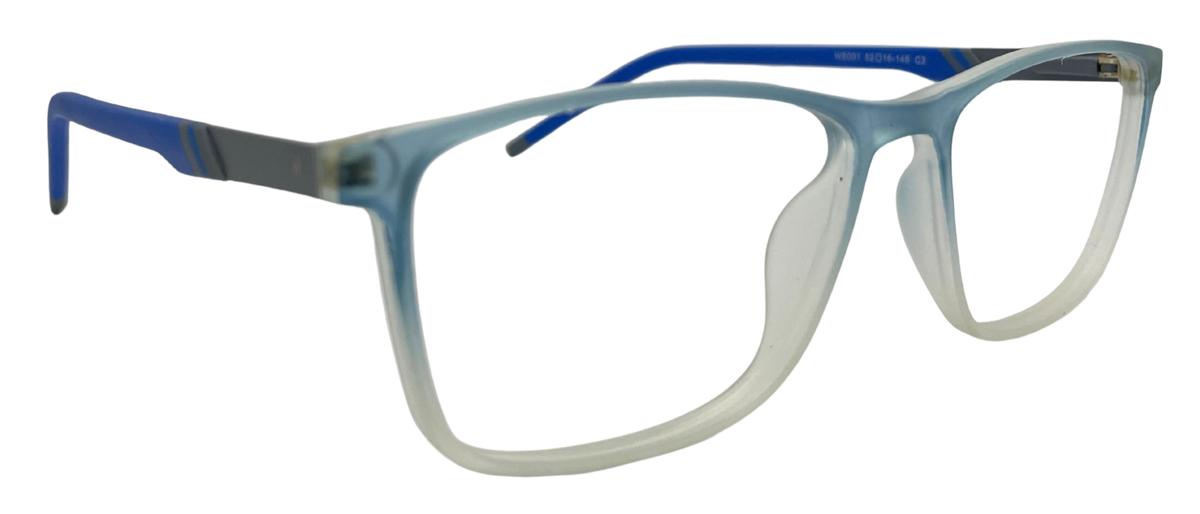 Vidaestilio Aqua Horizon – Blue Gradient Rectangular Eyeglasses