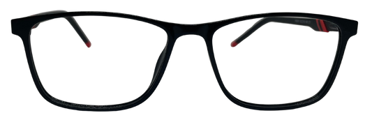 Vidaestilio Urban Pulse – Black Rectangular Eyeglasses
