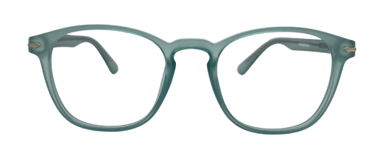 Vidaestilio Aqua Soft – Translucent Aqua Square Eyeglasses