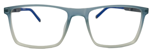 Vidaestilio Ocean Drift – Blue Fade Rectangular Eyeglasses