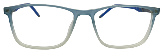 Vidaestilio Aqua Horizon – Blue Gradient Rectangular Eyeglasses