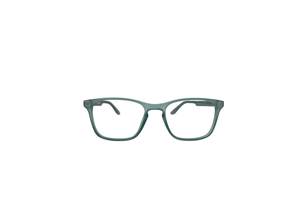 Vidaestilio Sage Drift – Translucent Sage Green Square Eyeglasses