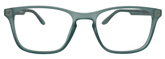 Vidaestilio Sage Drift – Translucent Sage Green Square Eyeglasses