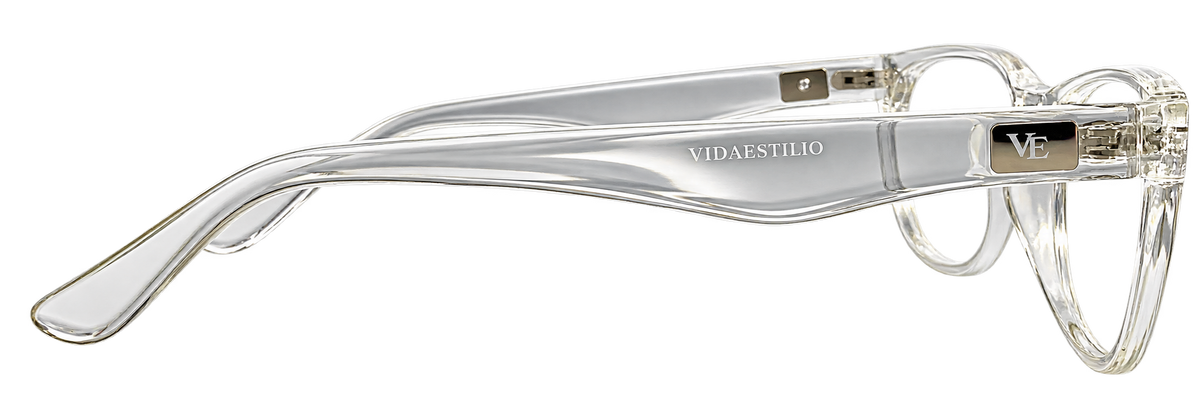 Vidaestilio Crystal – Transparent Square Eyeglasses