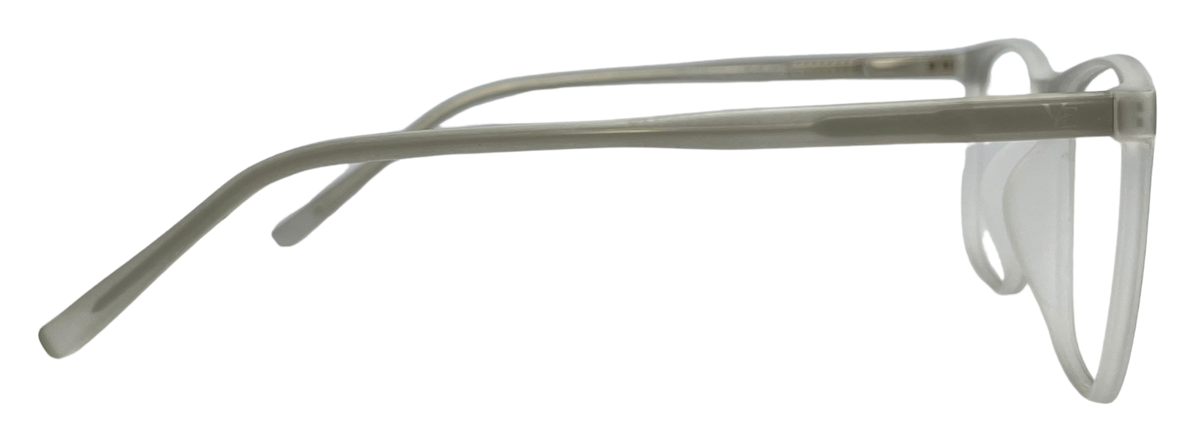 Vidaestilio Sage Grey – Transparent Grey Square Eyeglasses