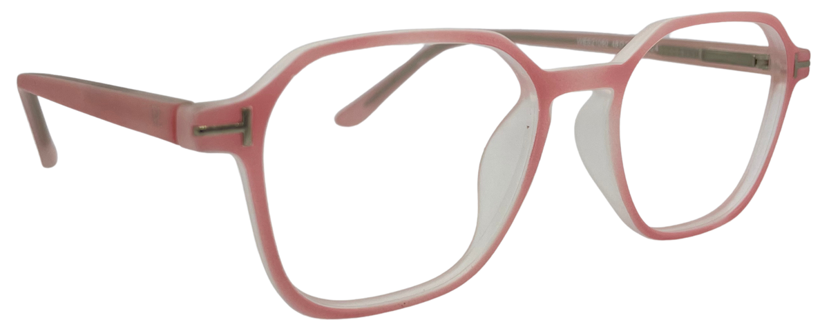 Vidaestilio Blush Rose – Dusty Pink Square Eyeglasses