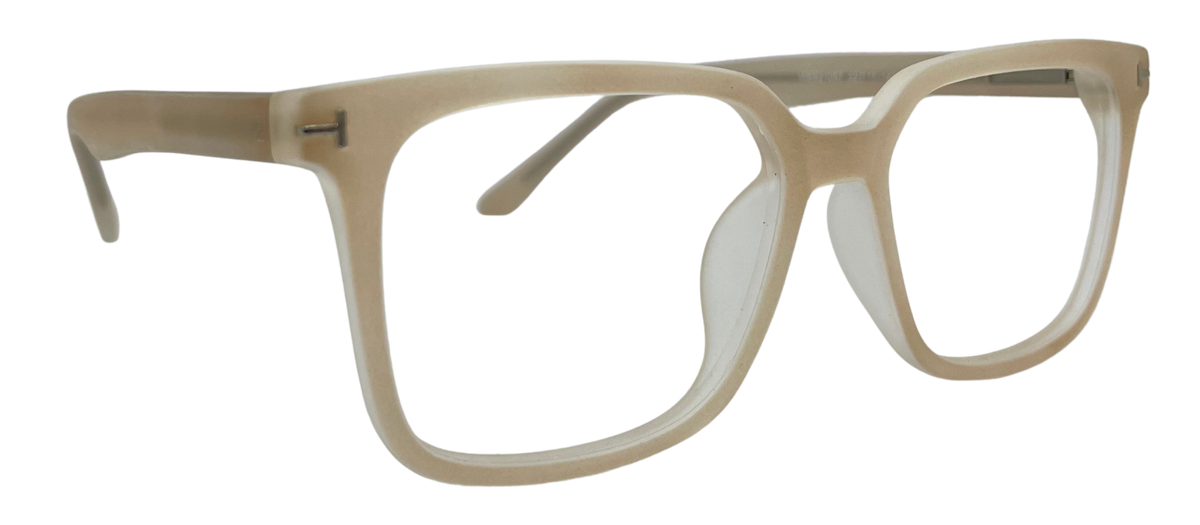 Vidaestilio Sand Beige – Square Eyeglasses