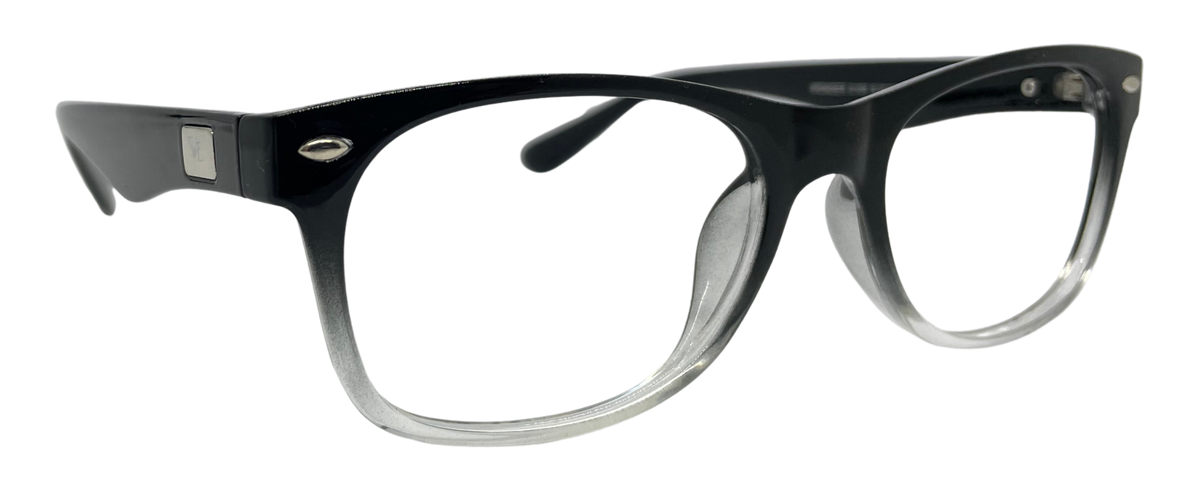 Vidaestilio Onyx Fade – Black Crystal Square Eyeglasses