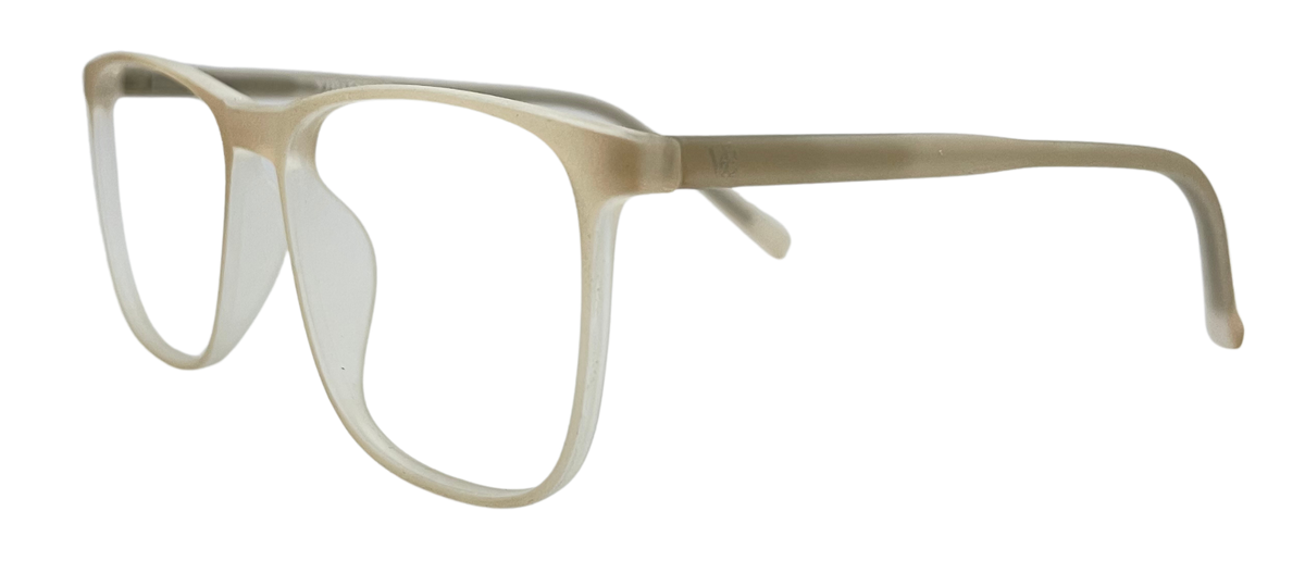 Vidaestilio Champagne Sand – Beige Square Eyeglasses