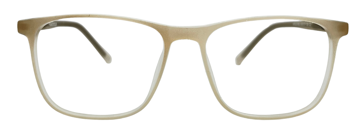 Vidaestilio Champagne Sand – Beige Square Eyeglasses