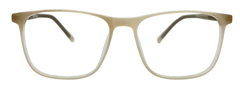 Vidaestilio Champagne Sand – Beige Square Eyeglasses