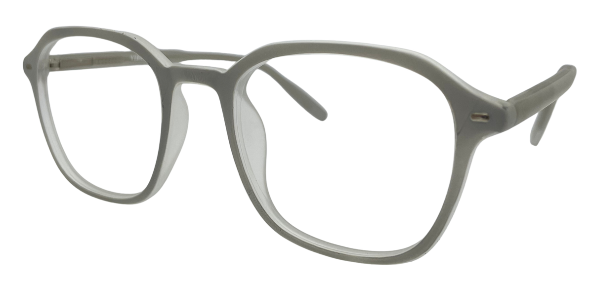 Vidaestilio Urban Slate – Matte Grey Square Eyeglasses