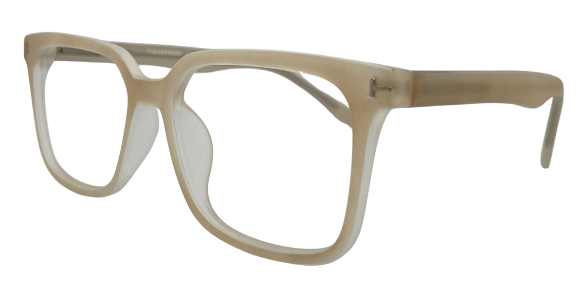Vidaestilio Sand Beige – Square Eyeglasses