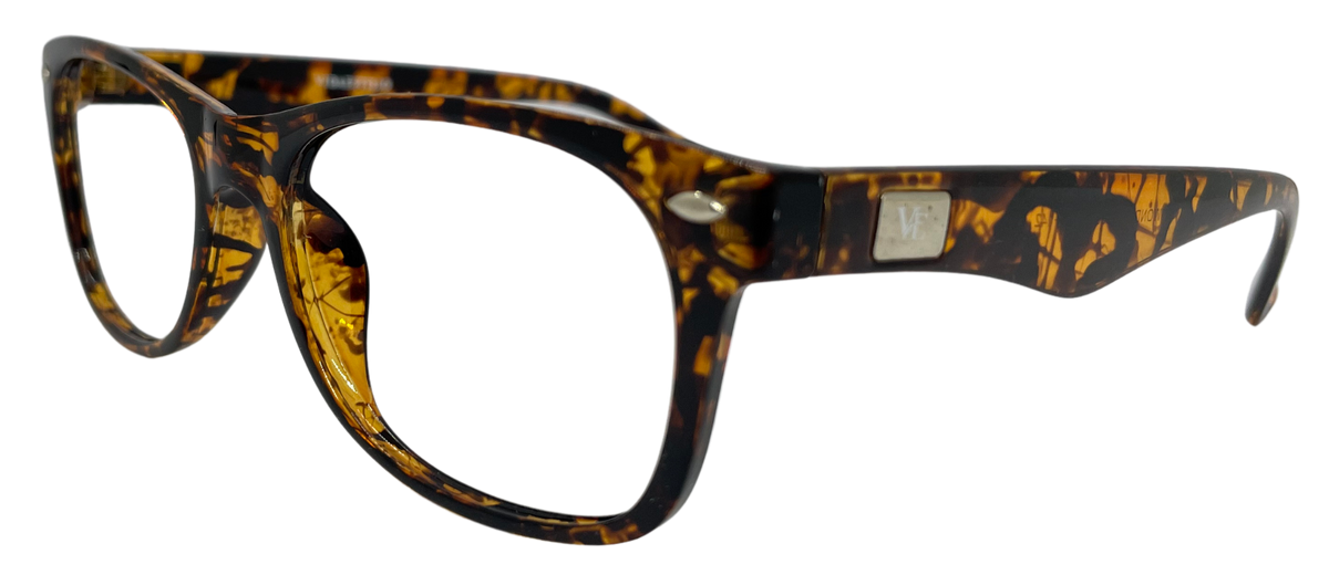 Vidaestilio Amber Trail – Tortoise Brown Square Eyeglasses