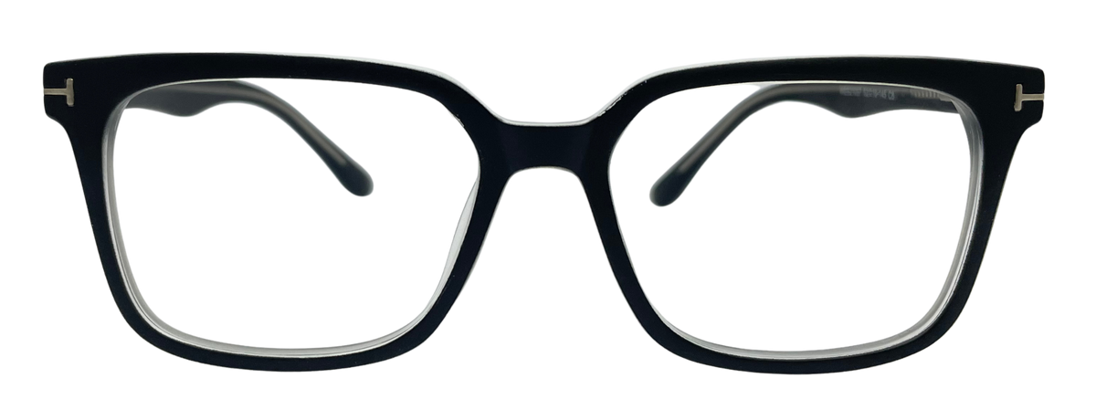 Vidaestilio Shadow Black – Full Black Square Eyeglasses