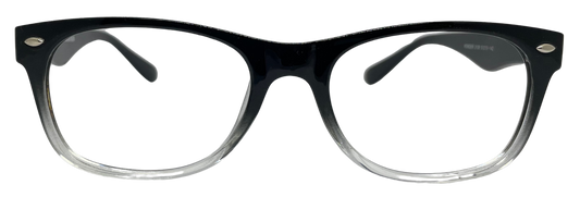 Vidaestilio Onyx Fade – Black Crystal Square Eyeglasses