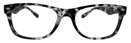 Vidaestilio Shadow Mist – Black & Grey Marble Eyeglasses