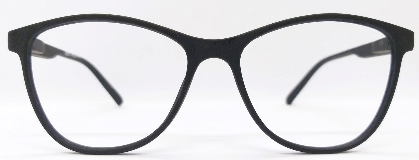 VE Black Round Frame for Men & Women