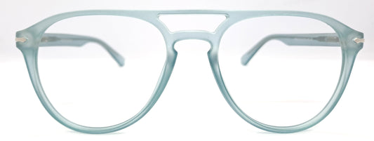 VE Transparent Blue Aviator Frame for Men & Women