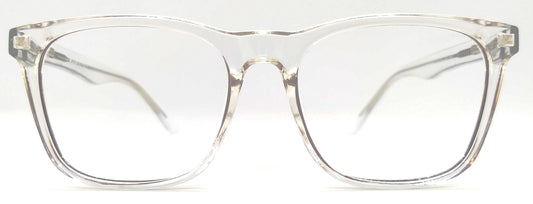 VE Brown & Transparent Wayfarer Frame for Men & Women