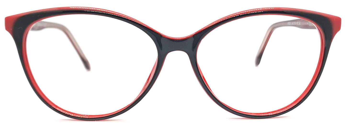 VE Red & Black Cat Eye Frame