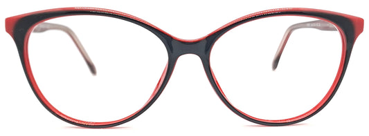 VE Red & Black Cat Eye Frame