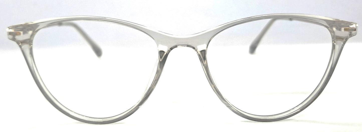VE Transparent Cat Eye Frame for Men & Women