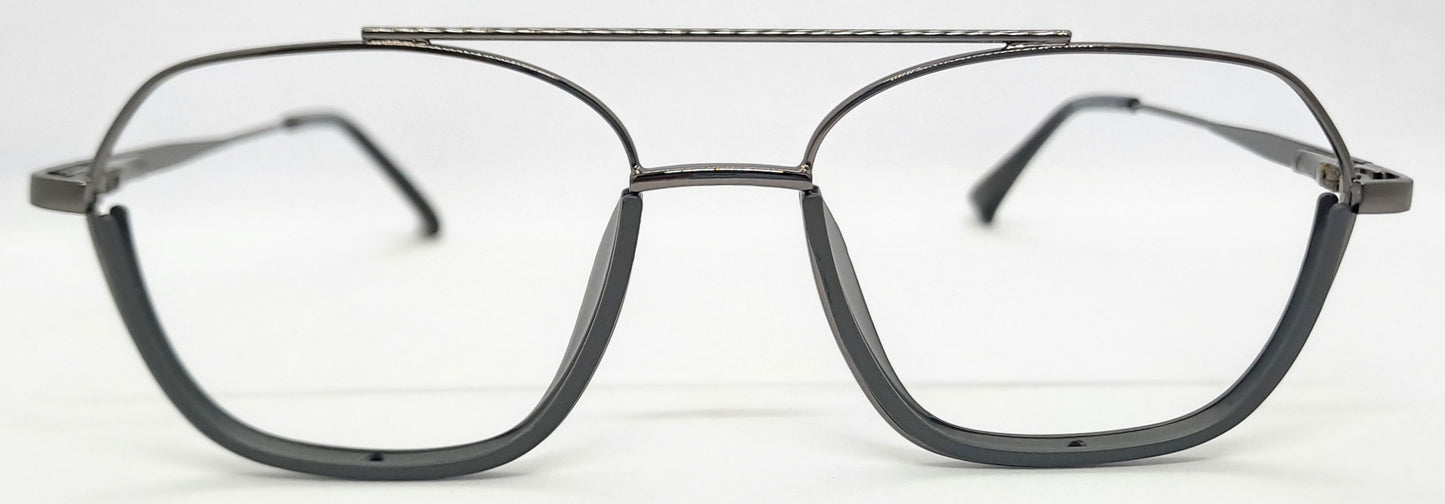 VE Gray Square Frame for Men & Women