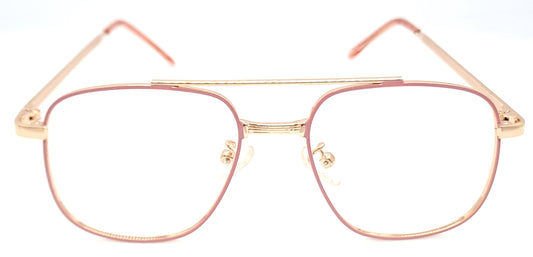 VE Pink Square Frame for Men & Women