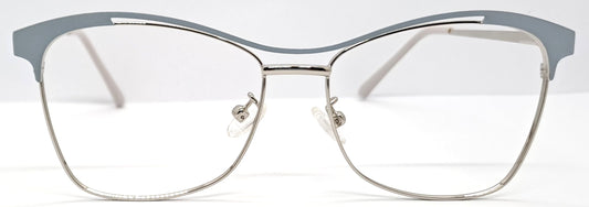 VE Cateye Silver & Gray Frame