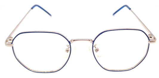 VE Blue Geometry Frame for Men & Women