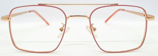 VE Pink & Gold Square Frame